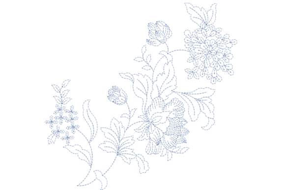 Easy Floral Hand Embroidery Design