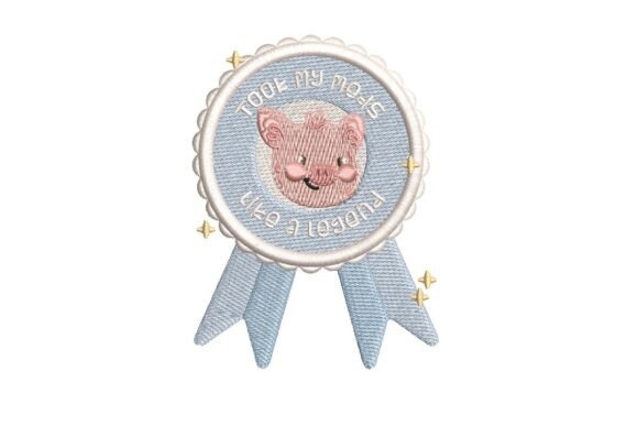 Piggy Meds Award Embroidery